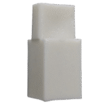 Cream Plastic Pin for Converting Female Chain Mechanism to Male Chain Mechanism