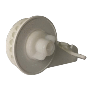 High-Profile Pleated Curtain White Chain Mechanism with Hexagonal Pin