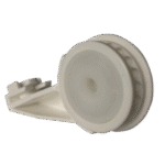 High-Profile Pleated Curtain White Chain Mechanism with Hexagonal Pin - Image 2