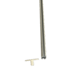 Roller Blind Hexagonal Aluminum Bottom Rail - Image 3