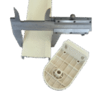 Wide Base Hex Plugged Cream Leg - Image 2