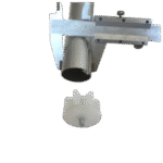 32mm Metal Pin Cream Tube End Cap - Image 4