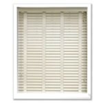 50 mm Cream TruWood Wooden Venetian Blind with Ribbon Ladder