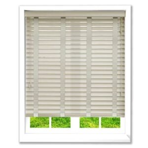 50 mm Platinum TruWood Wooden Venetian Blind, Ribbon Ladder