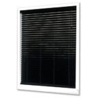 50 mm Midnight Black TruWood Wooden Venetian Blind with Ladder Cords - Image 2