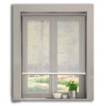 Cream Gray YS Series Screen Roller Blind